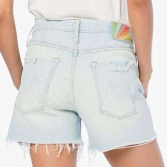 Mother Pants - Mother light Blue Denim Women Shorts